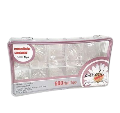מארז 500 יח טיפסים שקוף לבניה באקריל