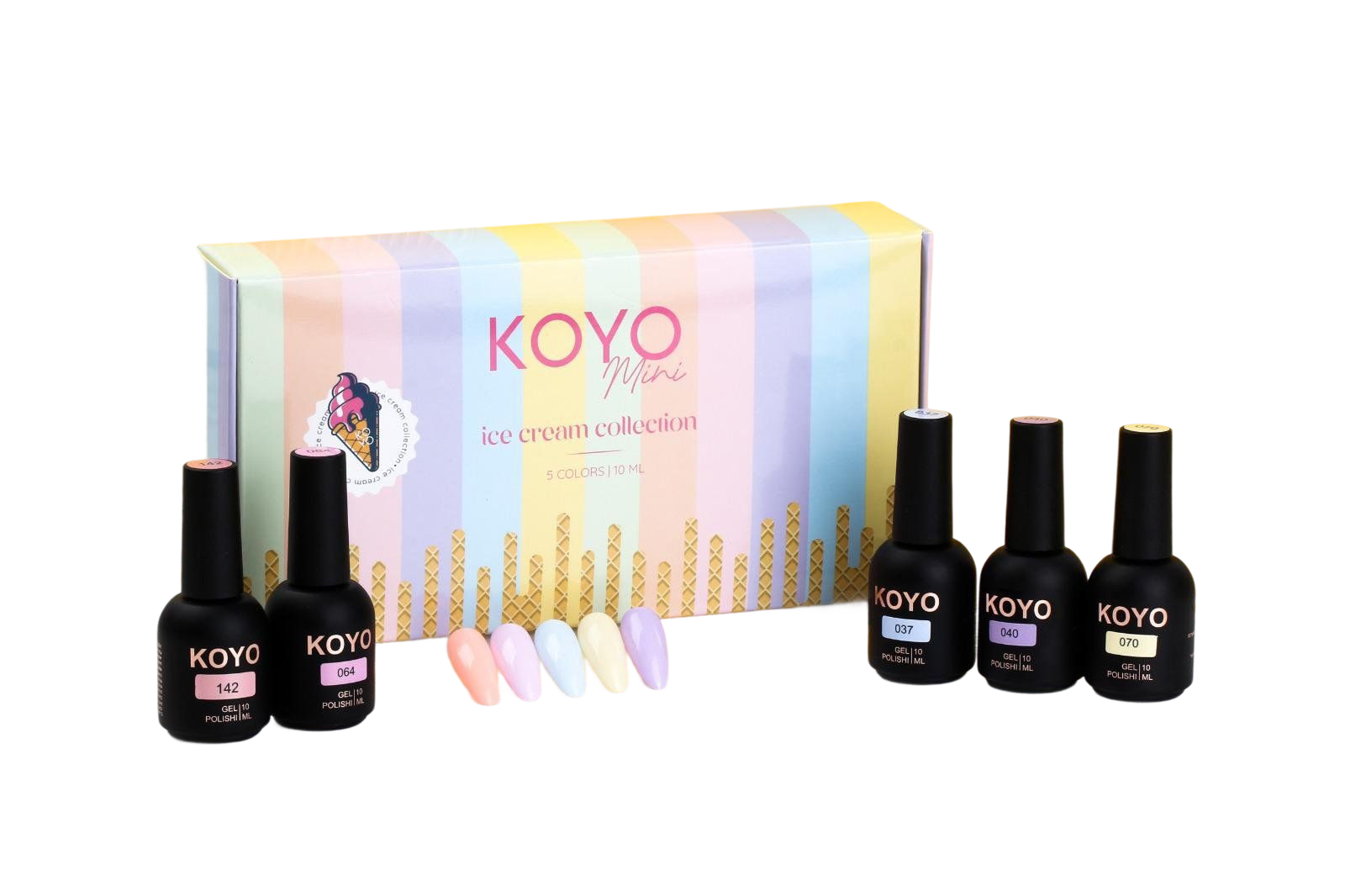 מארז אייס קרים- צבעי פסטל KOYO