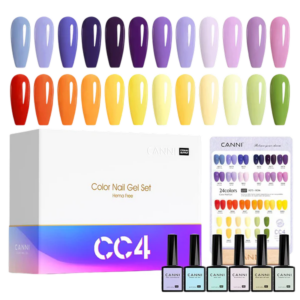 סט ג’ל לציפורניים – Canni Color Nail Gel Set CC4 1
